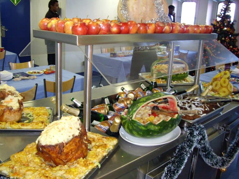 catering provided onboard